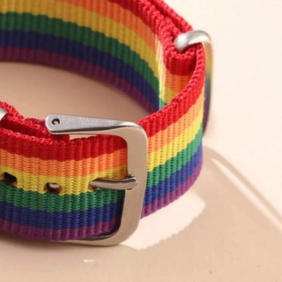 Rainbow Silver Buckle Bracelet! - Picture 4 of 5